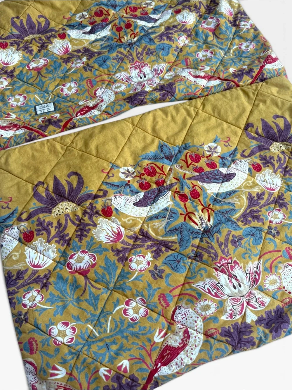 William Morris Pillowcase Shams (set of 2) Strawberry Thief - Standard